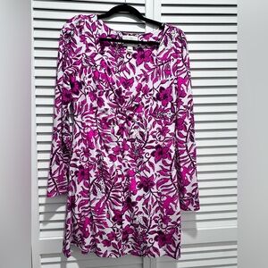 Lilly Pulitzer Anne Skirted Romper in Elderflower Blossom Lil Escape Plan